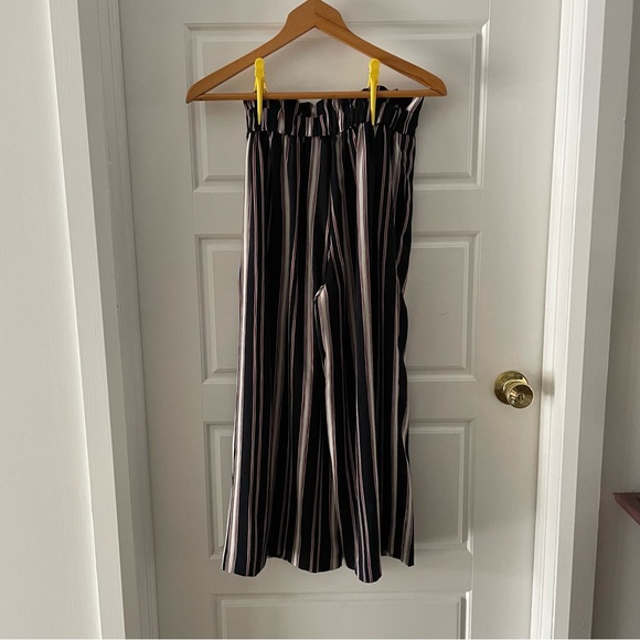 ZARA Striped Wide Leg Flowy Pants Size XS/S - Picture 3 of 5